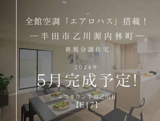 【半田市乙川】まもなく完成！全館空調エアロハス搭載の新規分譲住宅