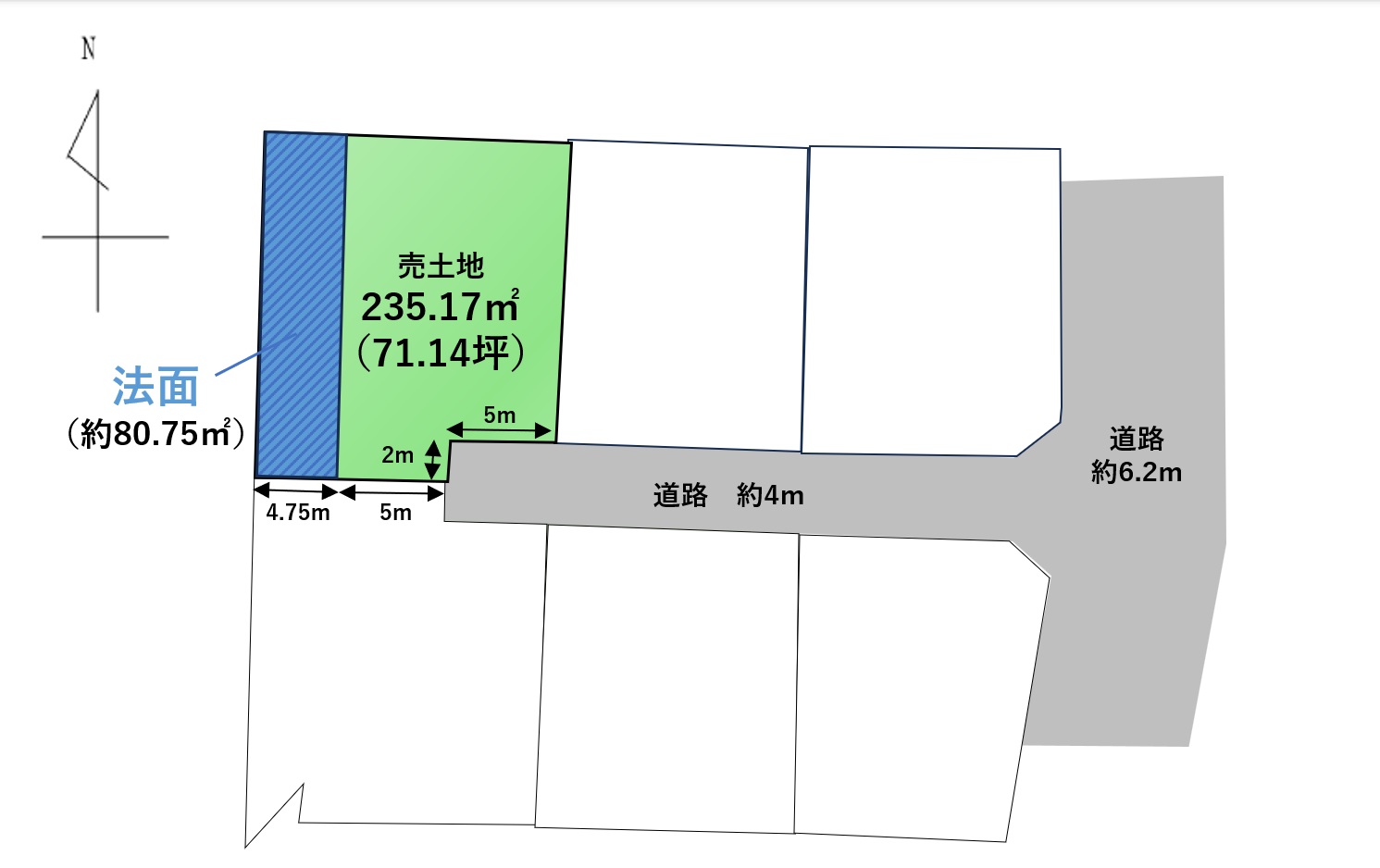 【駅徒歩5分×イオン車約3分】通勤通学や日常のお買い物に便利な立地。解体更地渡し。｜武豊町若宮