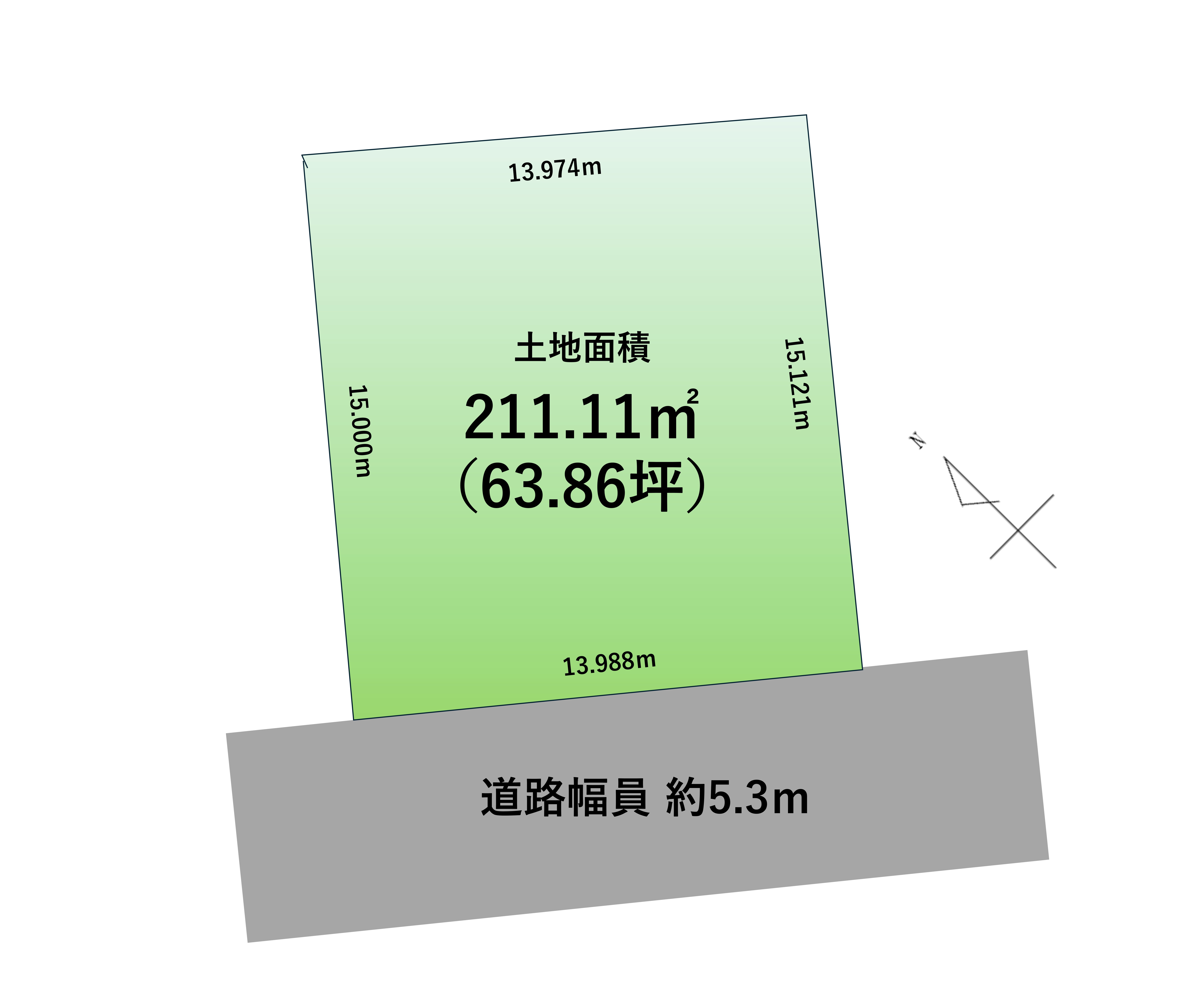 【解体更地渡し】日当たり良好/閑静な住宅街/土地面積60坪超｜阿久比町白沢