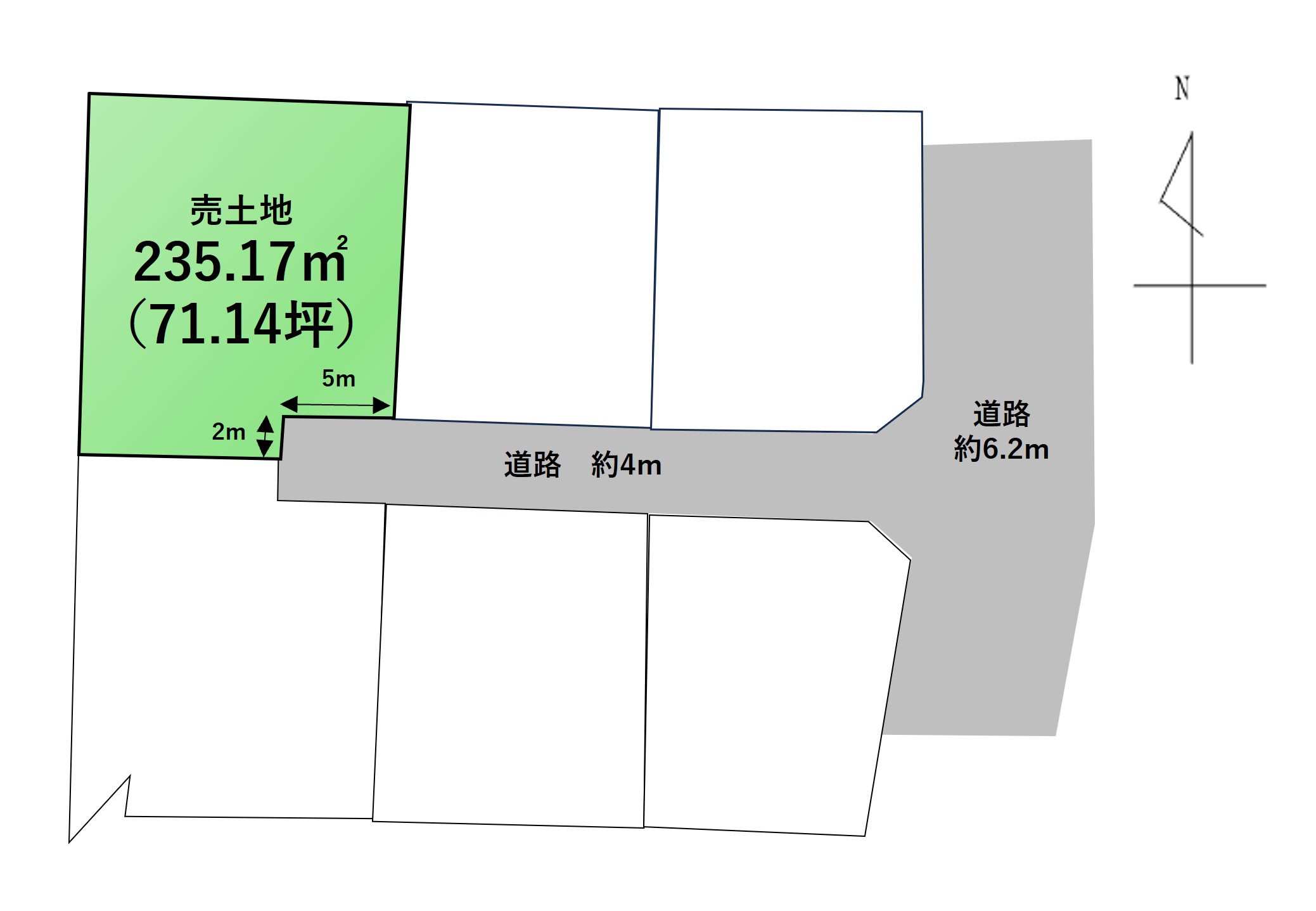 【駅徒歩5分×イオン車約3分】通勤通学や日常のお買い物に便利な立地。解体更地渡し。|武豊町若宮